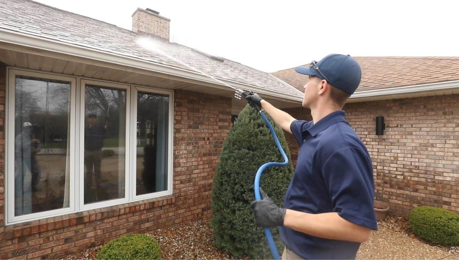 Roof soft washing in LaGrange GA